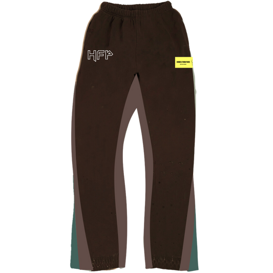 SWEATPANTS STILL SOCIAL DISTANCING BROWN