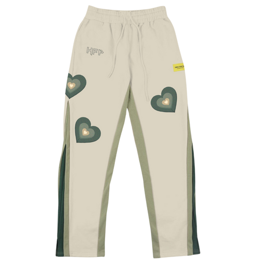 SWEATPANTS HEART CREAM