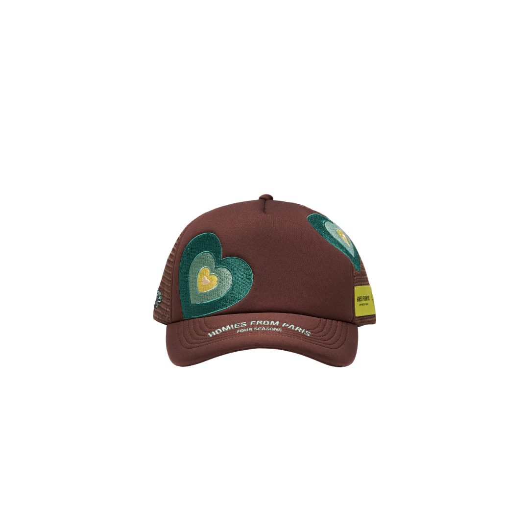 HEART HAT BROWN