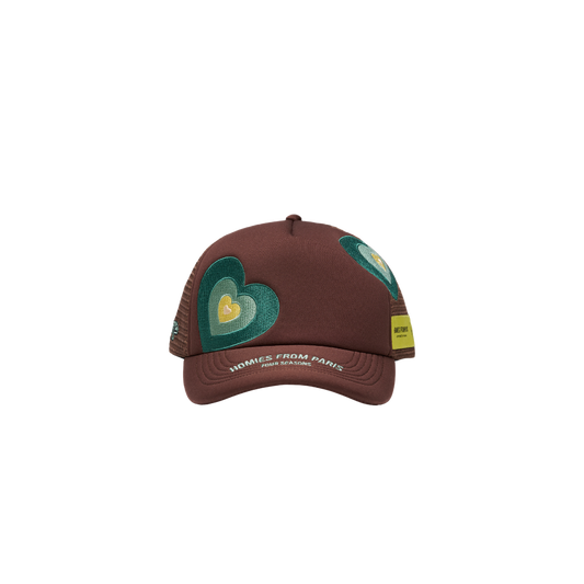 HEART HAT BROWN