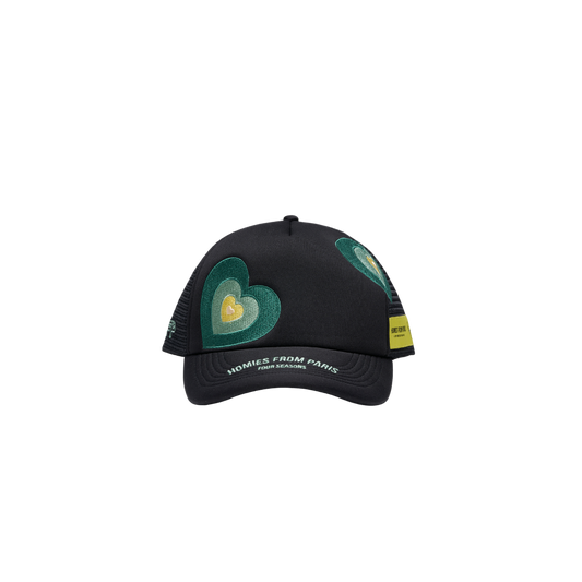 HEART HAT BLACK