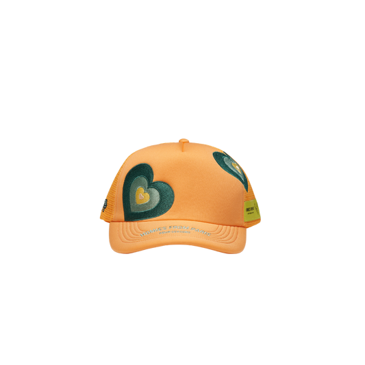 HEART HAT TANGERINE