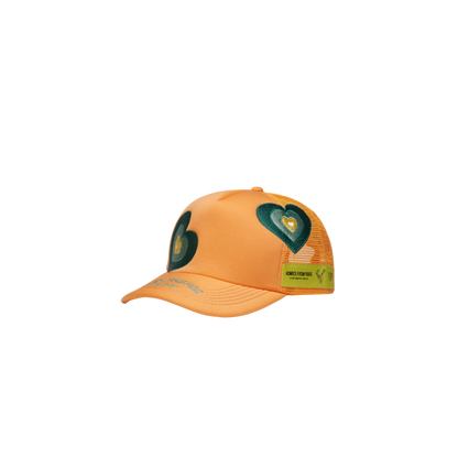 HEART HAT TANGERINE