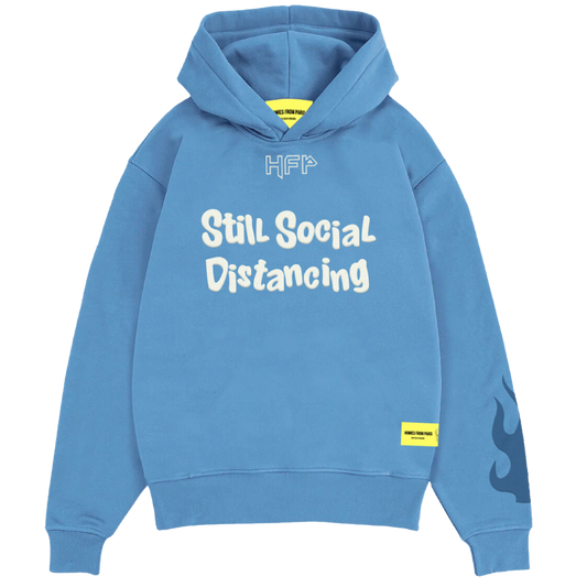 HOODIE STILL SOCIAL DISTANCING BLUE