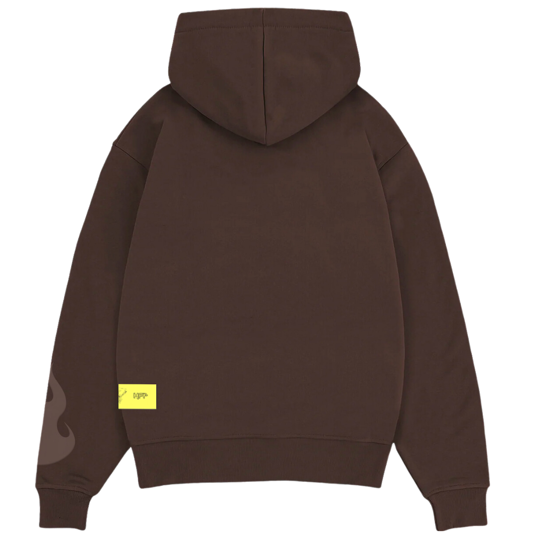 HOODIE STILL SOCIAL DISTANCING BROWN