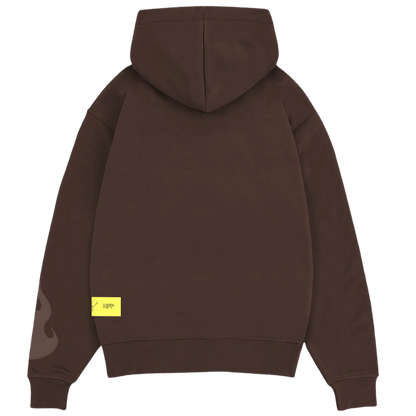 HOODIE STILL SOCIAL DISTANCING BROWN